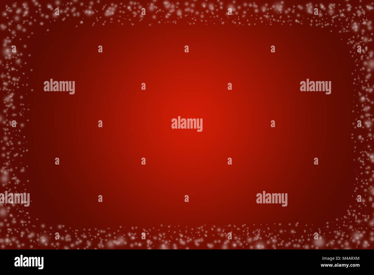 White snowflakes on an abstract red background Stock Photo - Alamy