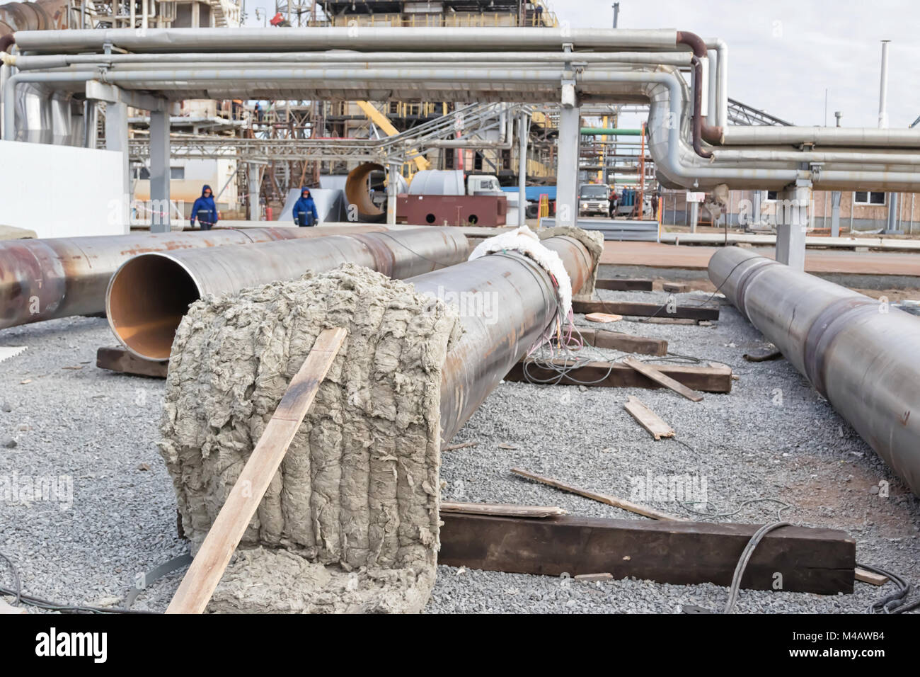 heat treatment of welded joints Stock Photo Alamy