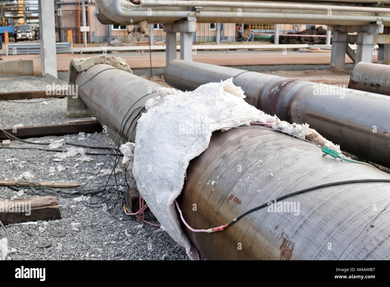 heat treatment of welded joints Stock Photo Alamy