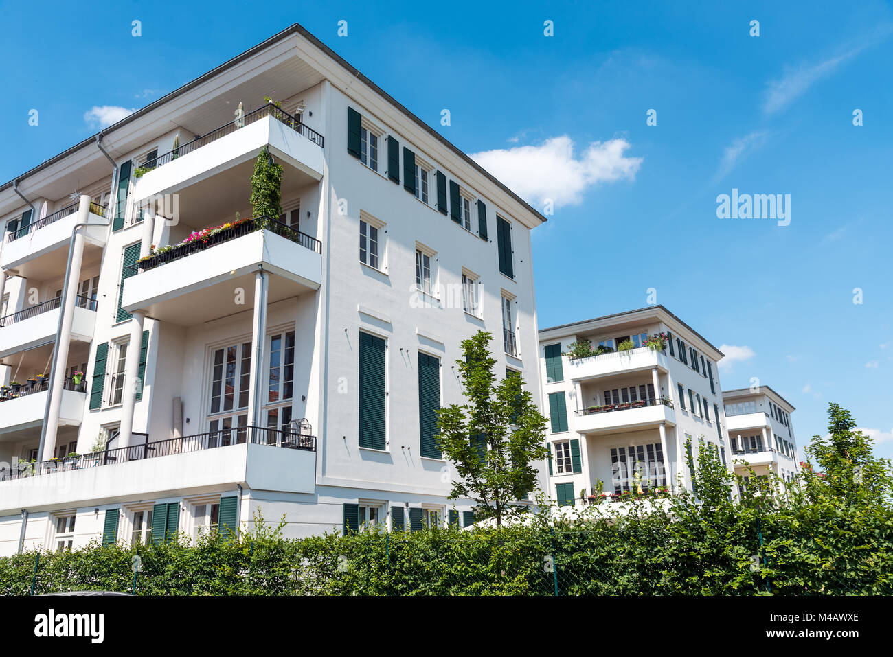 Modern multi-family houses seen in Berlin, Germany Stock Photo - Alamy