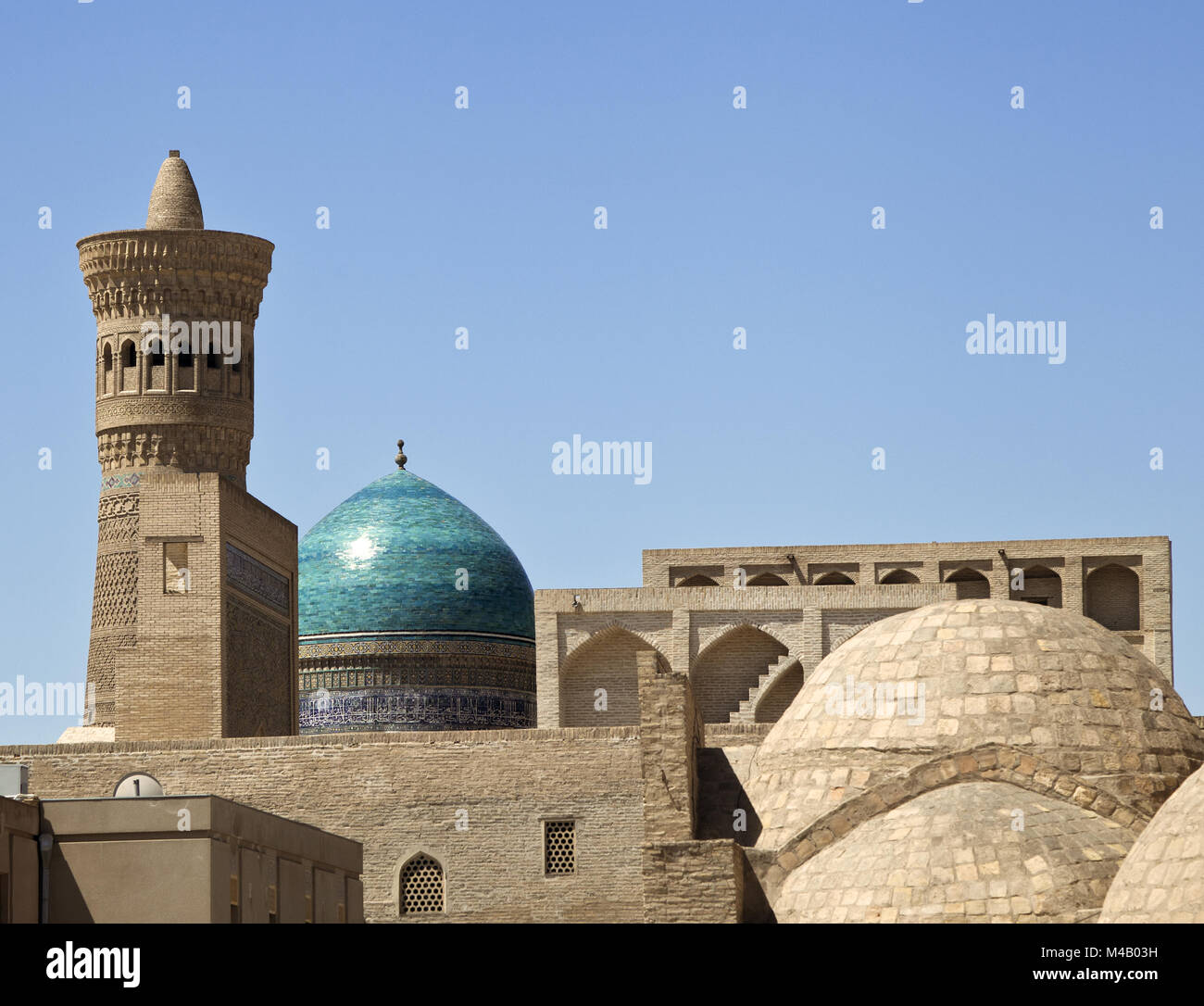 Kalyan architectural complex, Bukhara, Uzbekistan Stock Photo