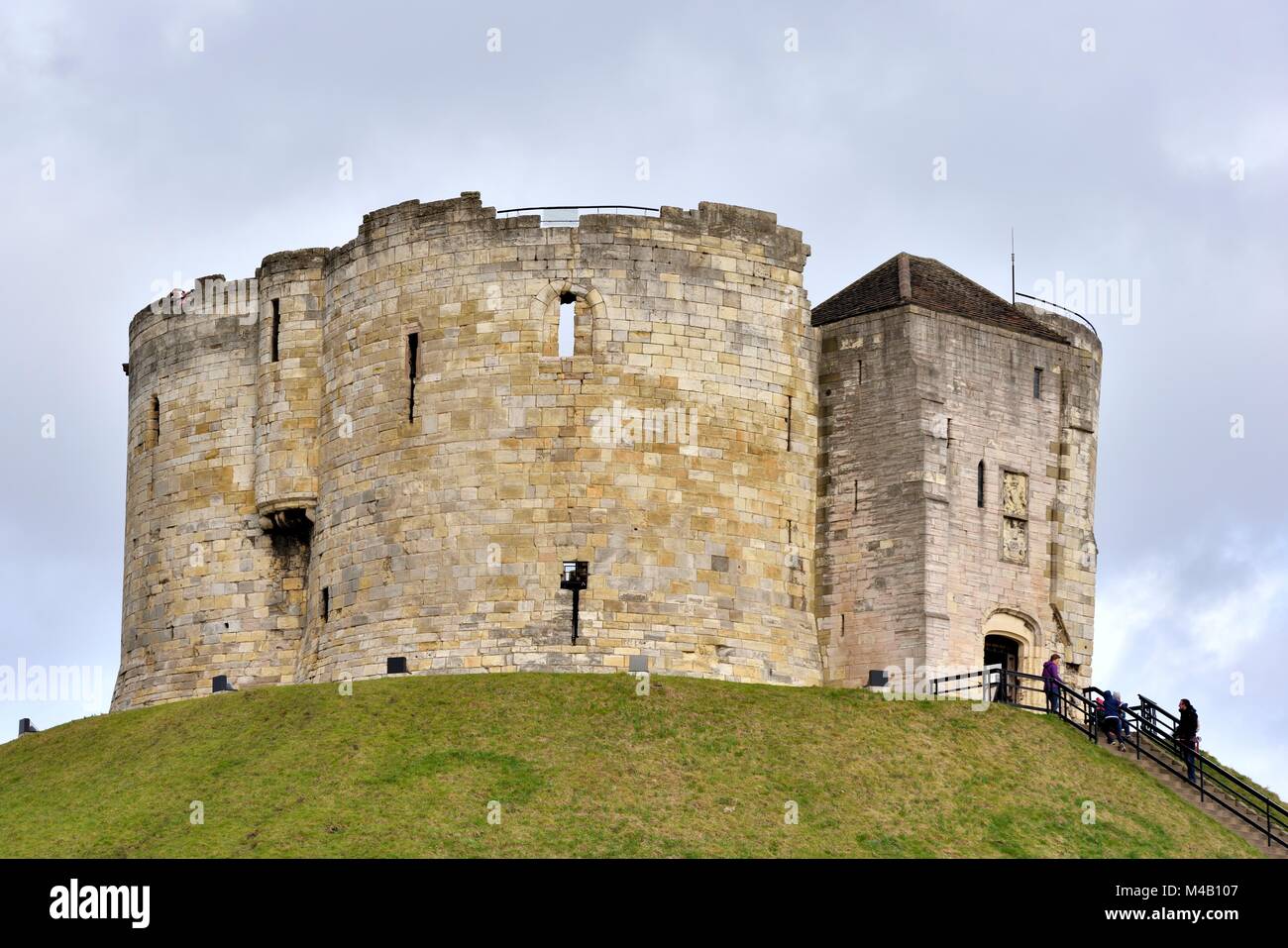York castle cliffords tower York Yorkshire England UK Stock Photo