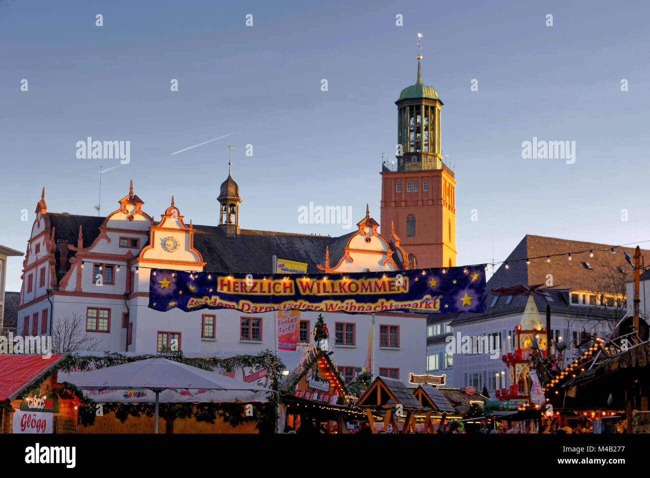 Darmstadt christmas market Stock Photo Alamy
