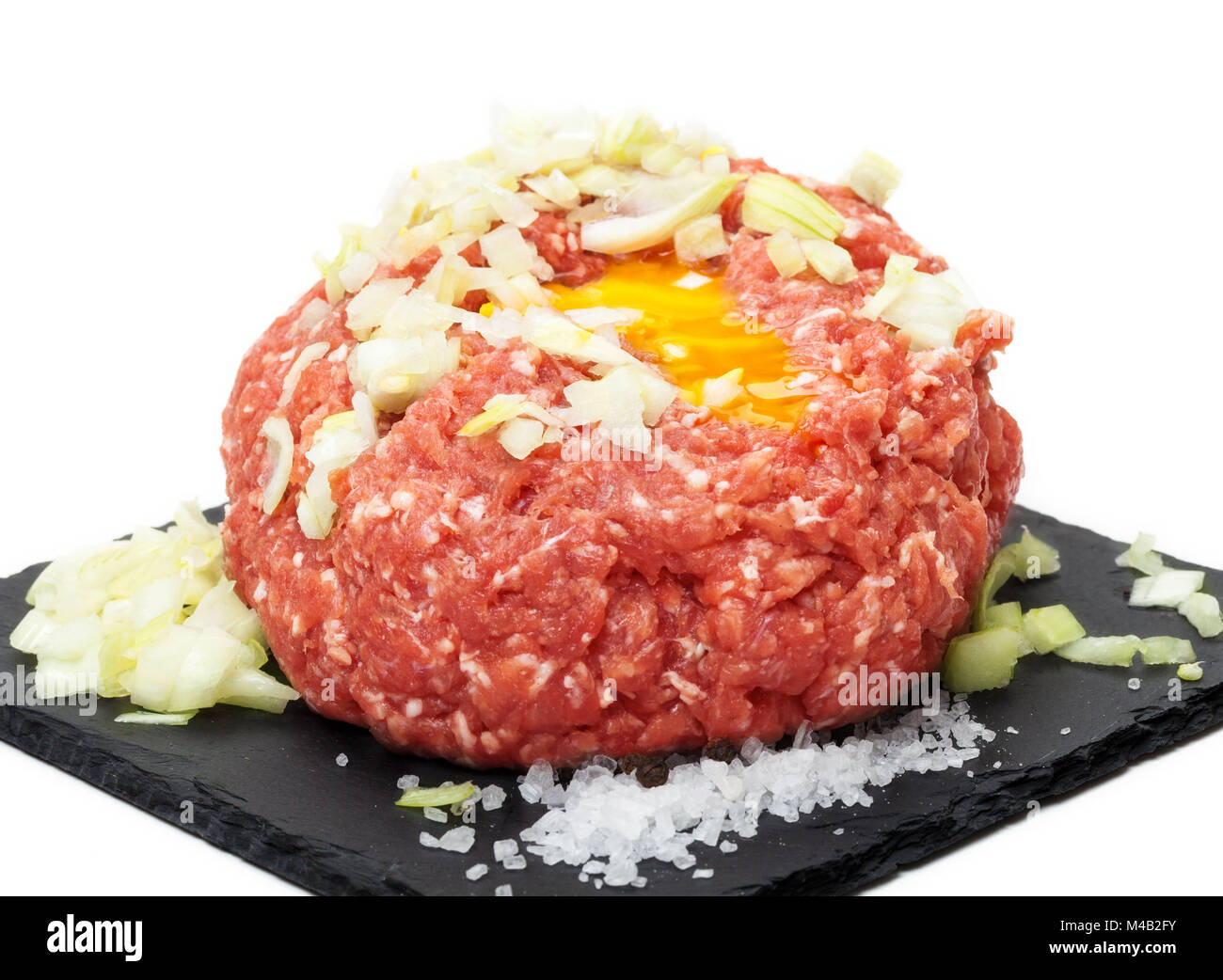 Mett','Hackepeter',minced or ground meat Stock Photo