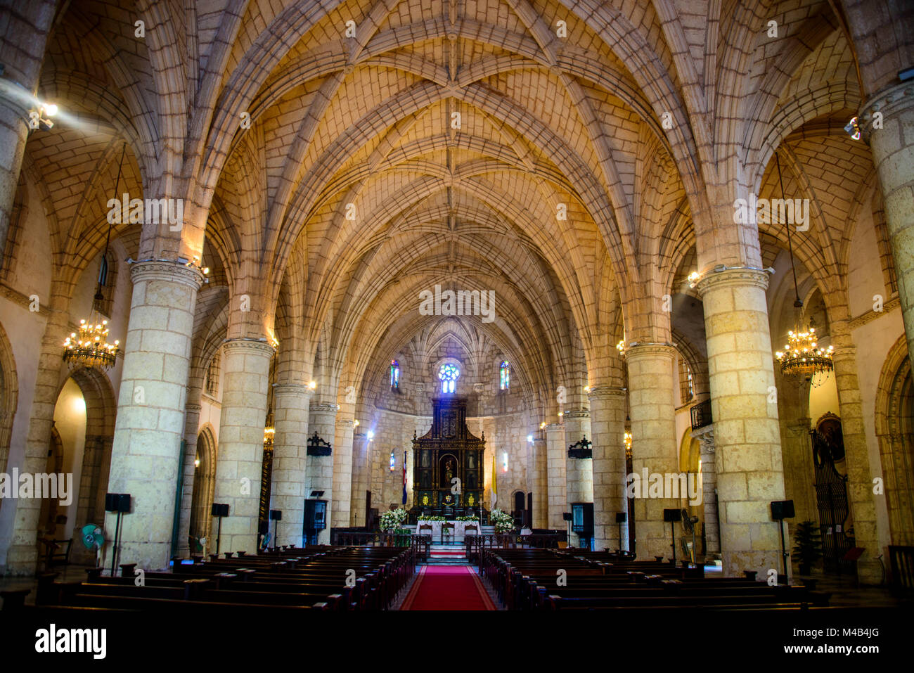 Inerior Of The Cathedral Primada De America Unesco World Heritage Sight 