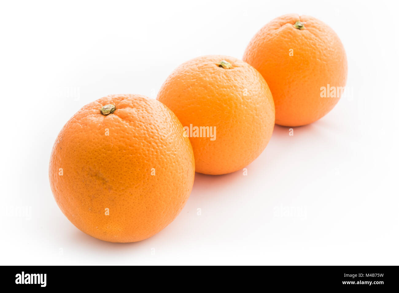 Clementines Isolated on White Stock Photo Alamy