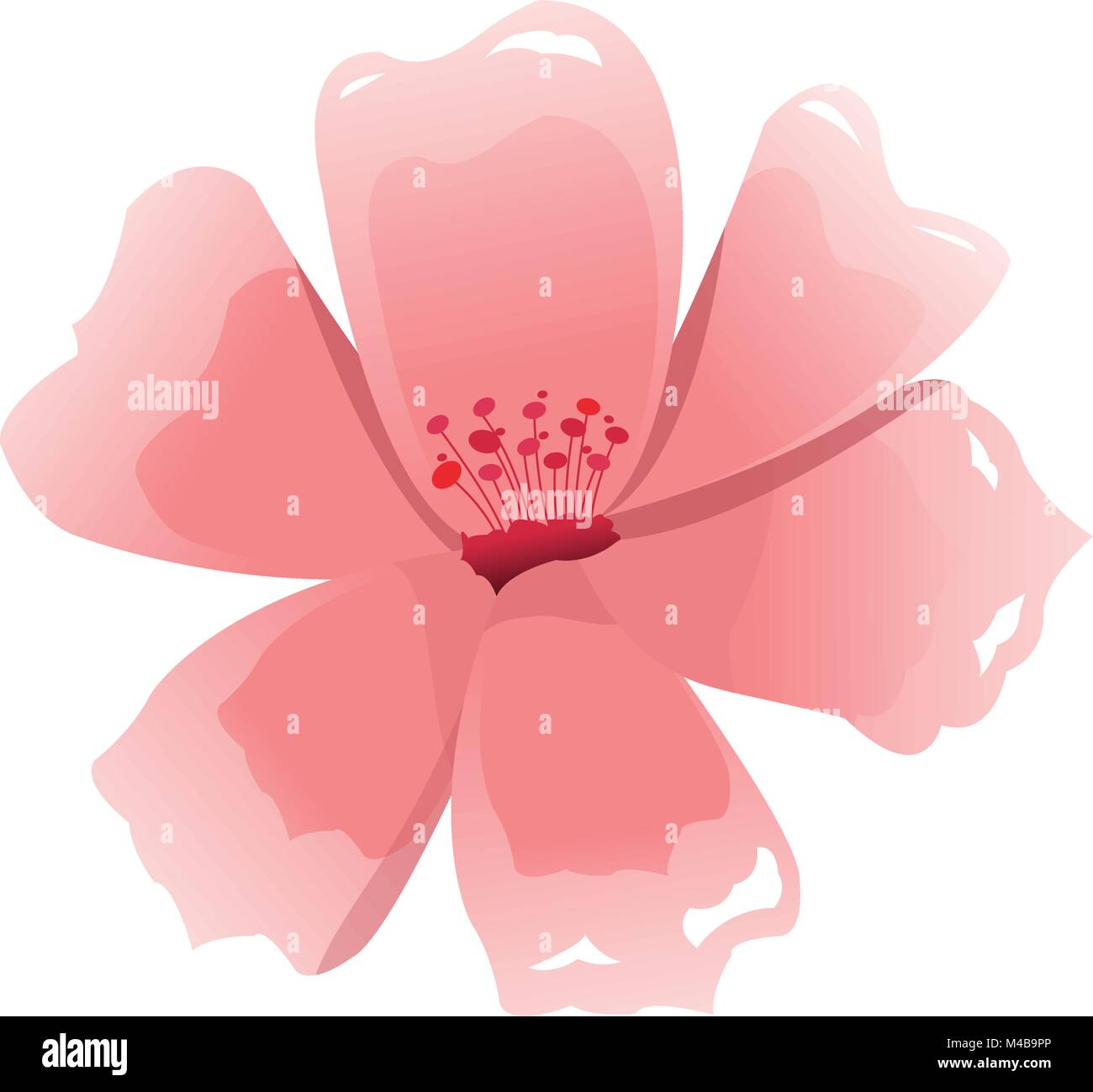 Beautiful flower symbol Stock Vector Image & Art Alamy