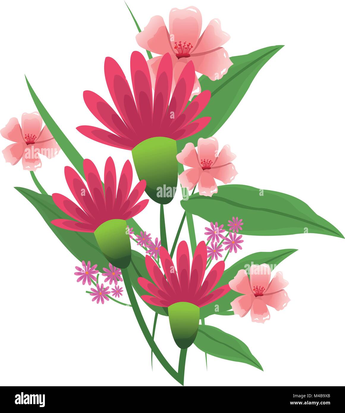 Bouquet of flowers Stock Vector Image & Art - Alamy