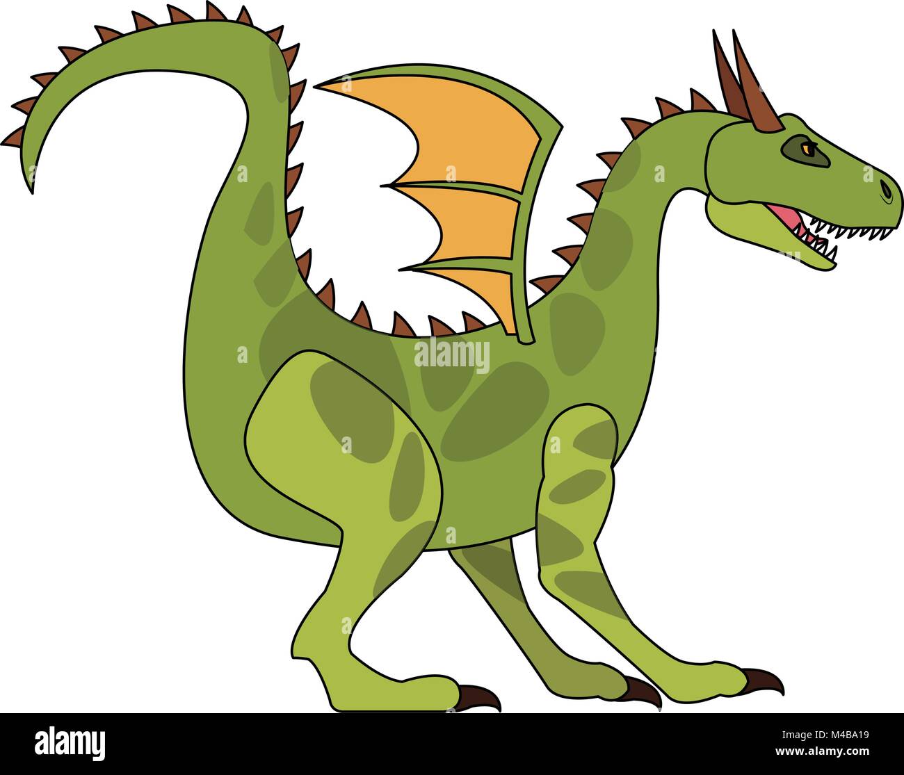 Monster dragon cartoon Stock Vector