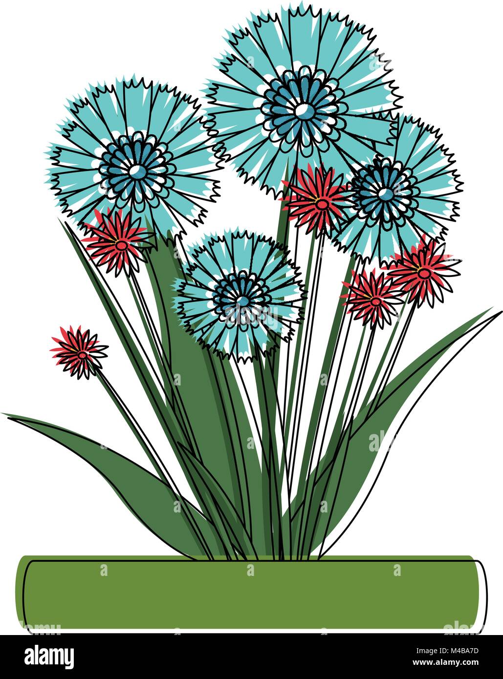 Bouquet of flowers Stock Vector Image & Art - Alamy