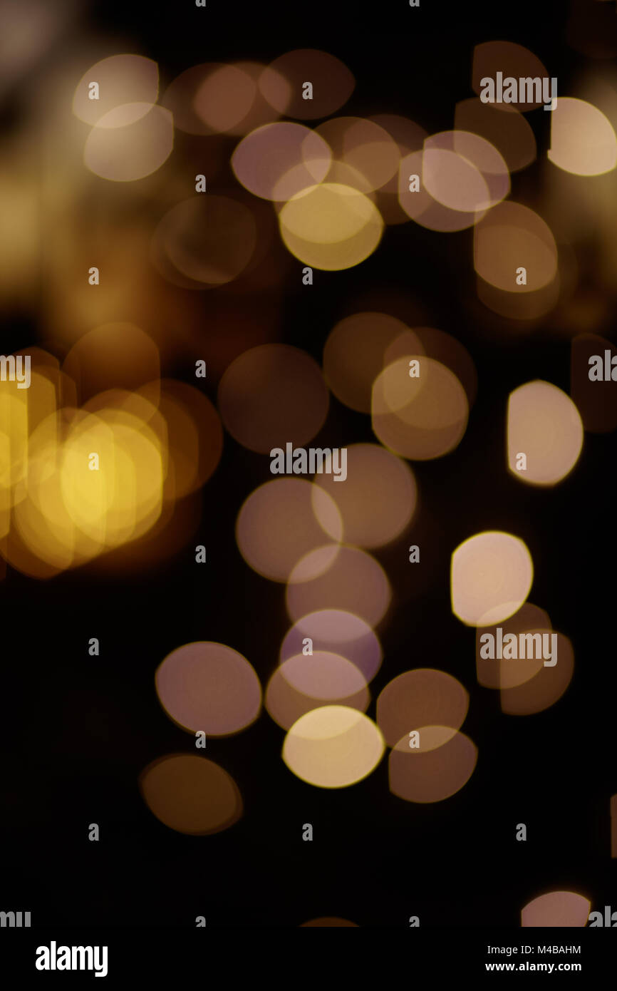 Specular highlights, lights at night Stock Photo Alamy