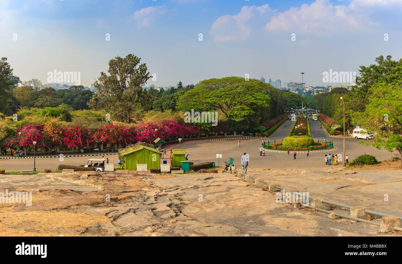 Bangalore city skyline - India Stock Photo