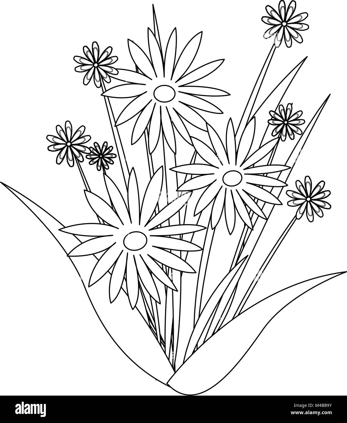Bouquet of flowers Stock Vector Image & Art - Alamy