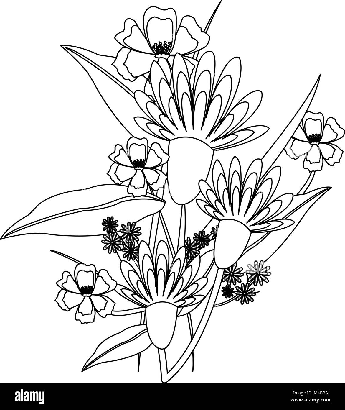 Bouquet of flowers Stock Vector Image & Art - Alamy