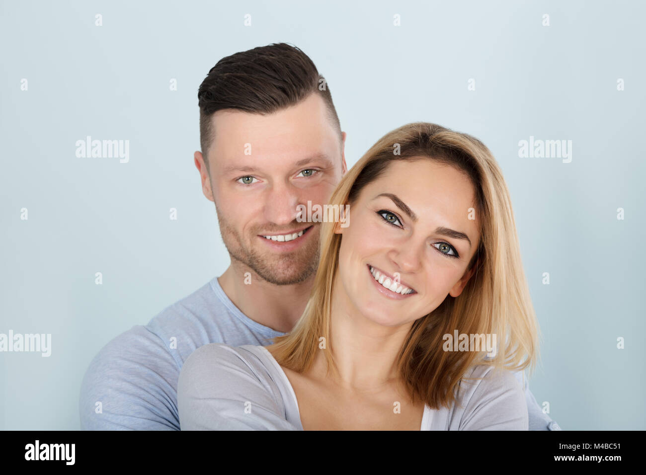 Closeup young loving couple hi-res stock photography and images - Alamy