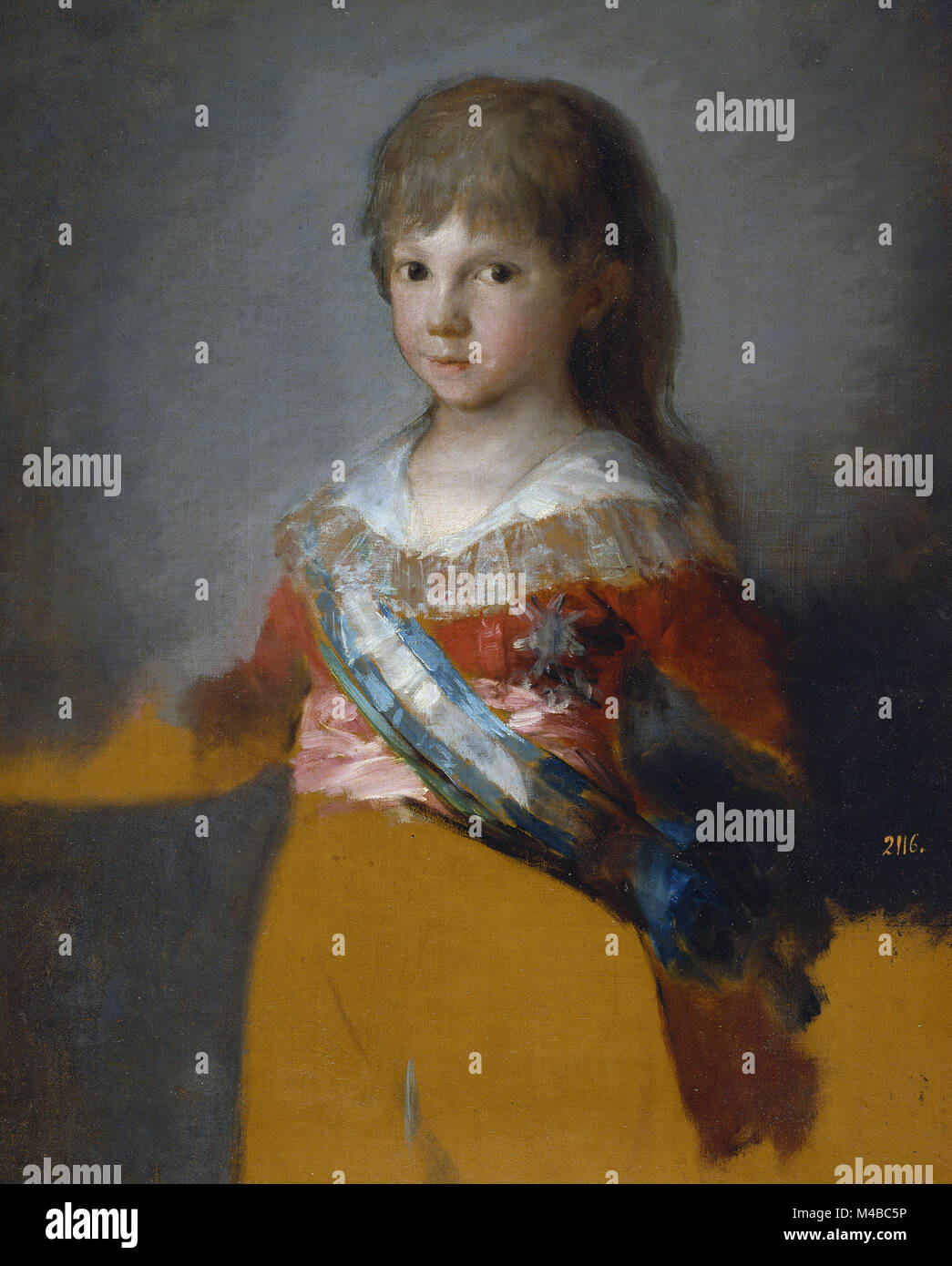 Francisco de Goya - Francisco de Paula Antonio de Borbón y Borbón Parma, infante de España Stock Photo