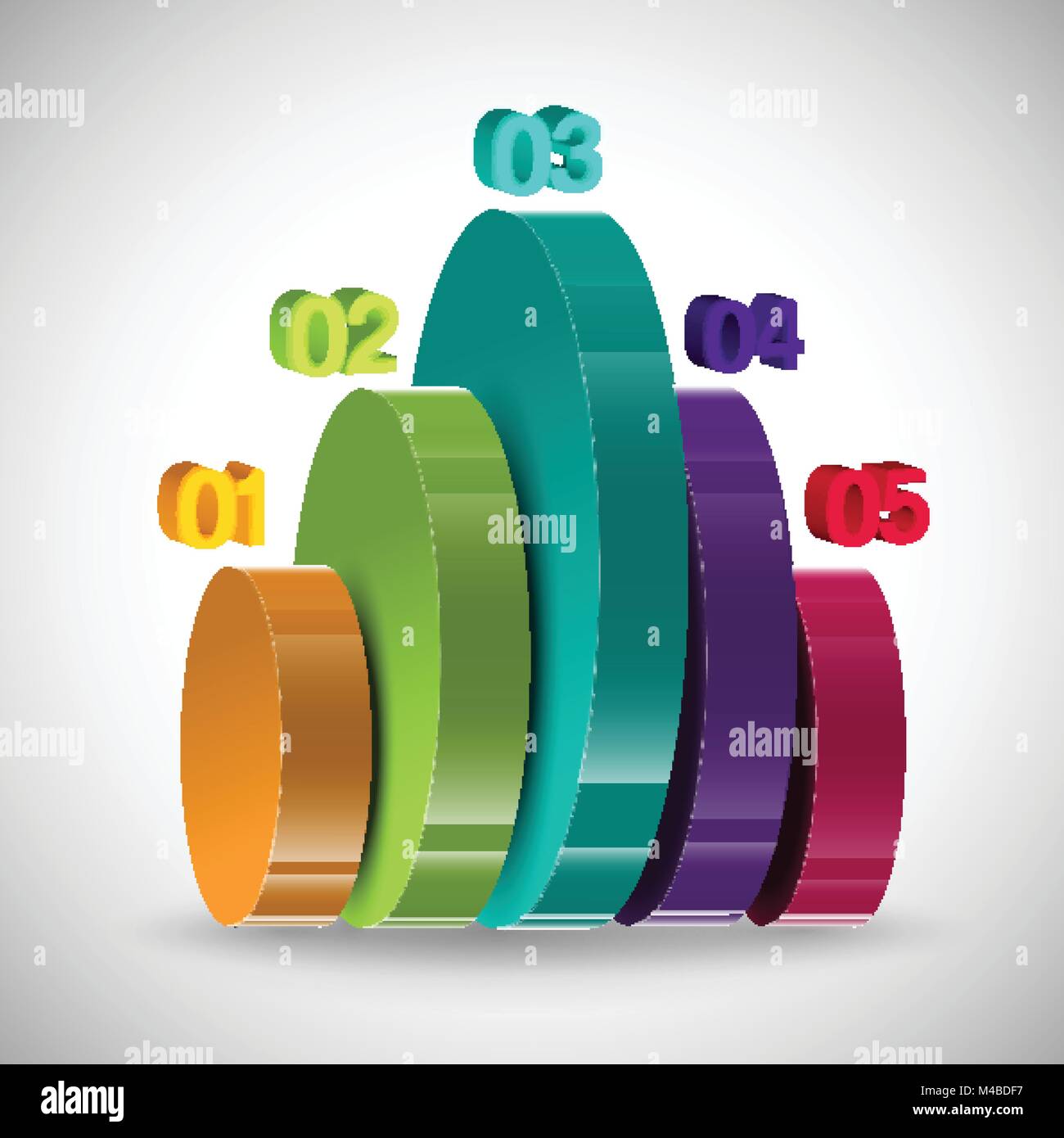 3D infographic vector design Stock Vector Image & Art - Alamy