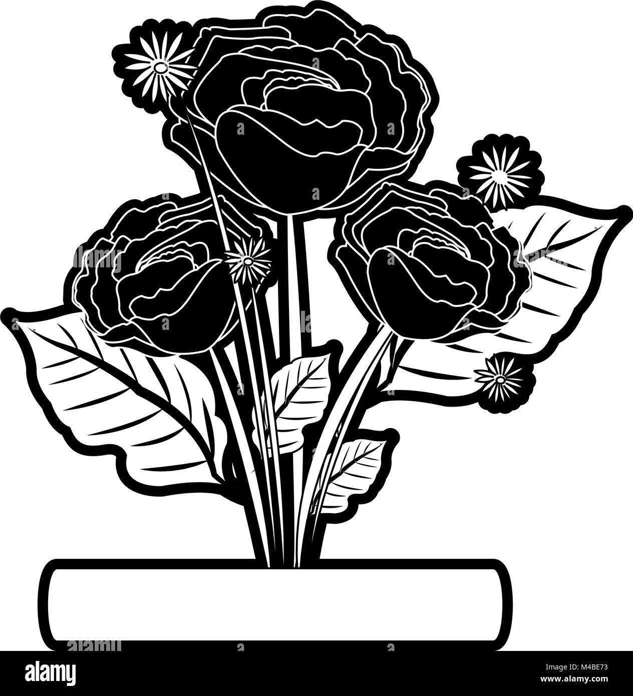 Bouquet of flowers Stock Vector Image & Art - Alamy