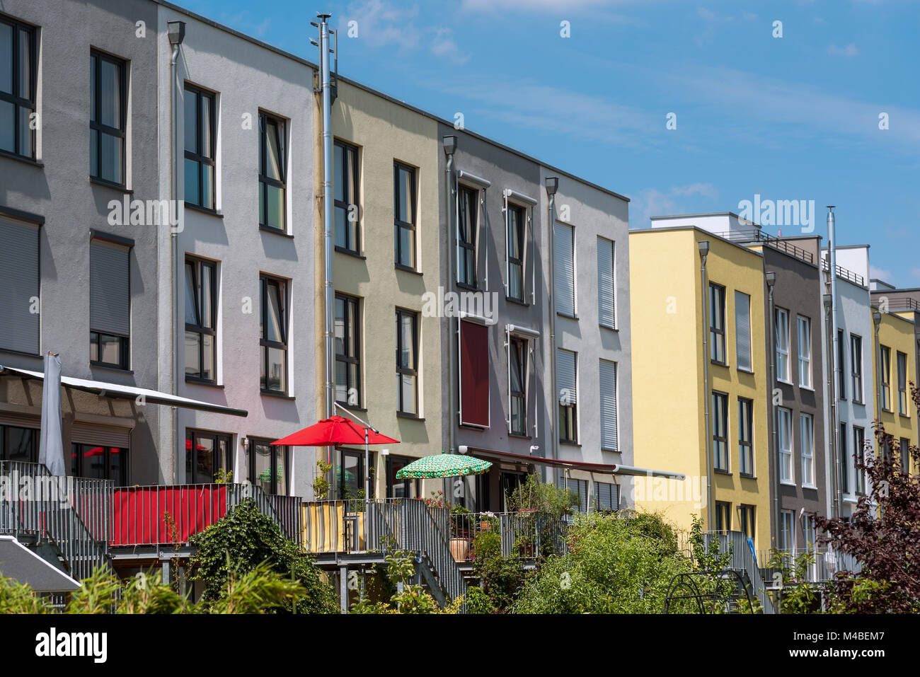 Modern serial houses seen in Berlin, Germany Stock Photo - Alamy