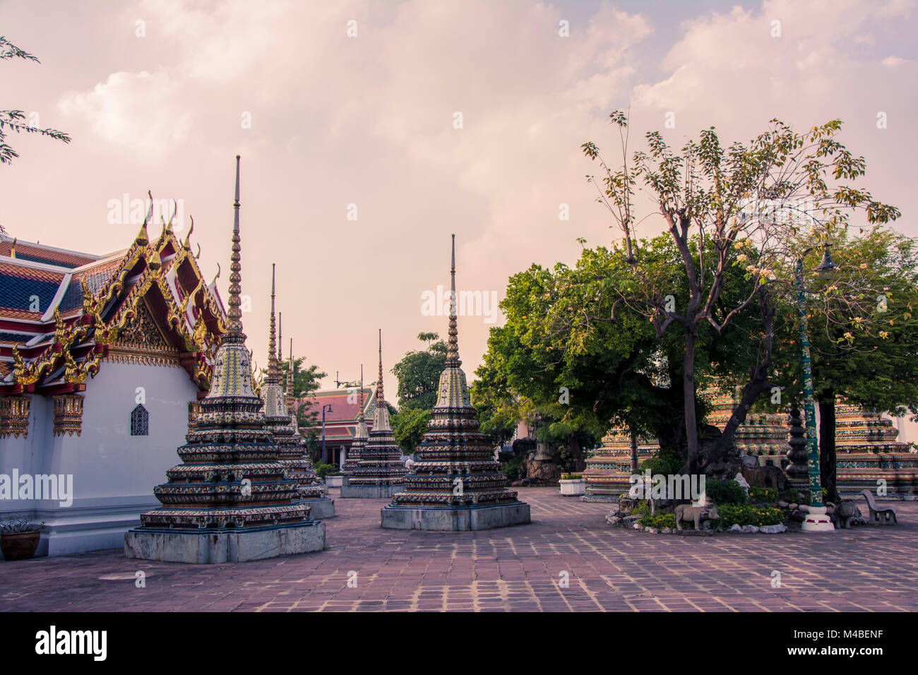 Wat Pho temple in Bangkok, Thailand Stock Photo - Alamy
