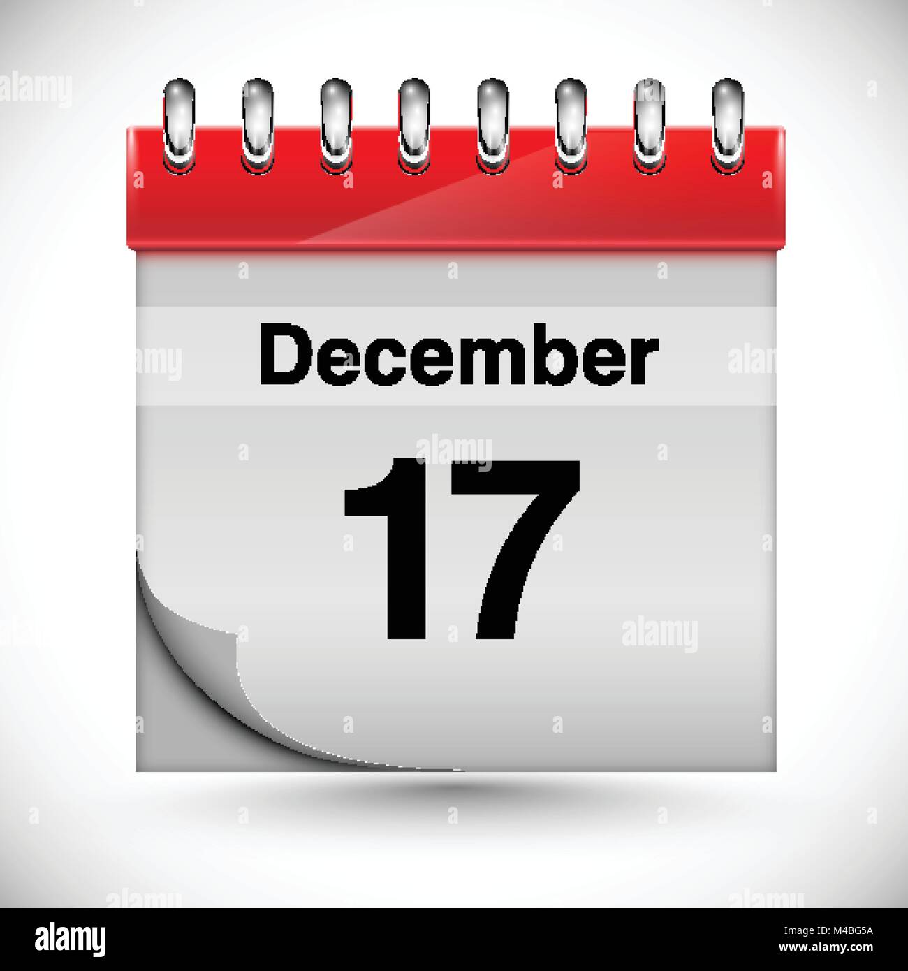 Calendar for december, vector Stock Vector