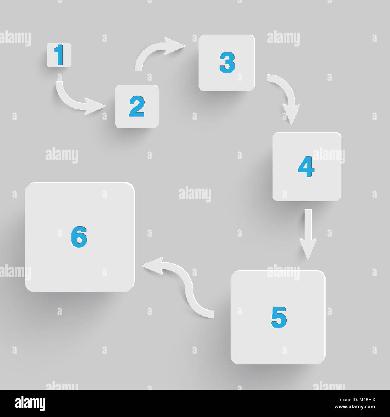 Step by step vector background Stock Vector Image & Art - Alamy