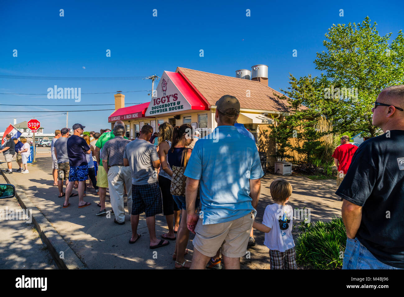 Iggy’s Doughboys and Chowder House   Narragansett, Rhode Island, USA Stock Photo