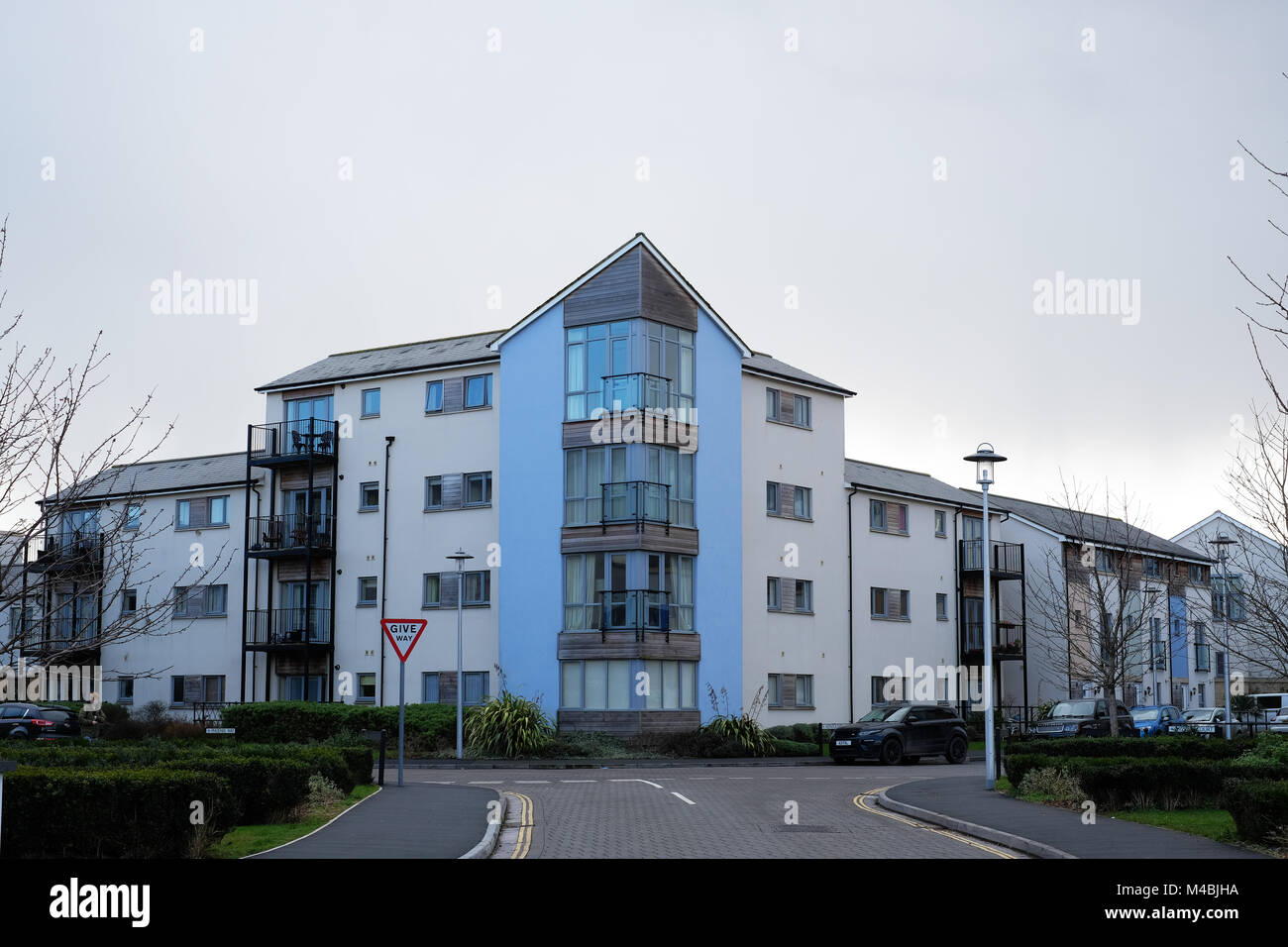 February 2018 Modern architect design angular housing in the Marina