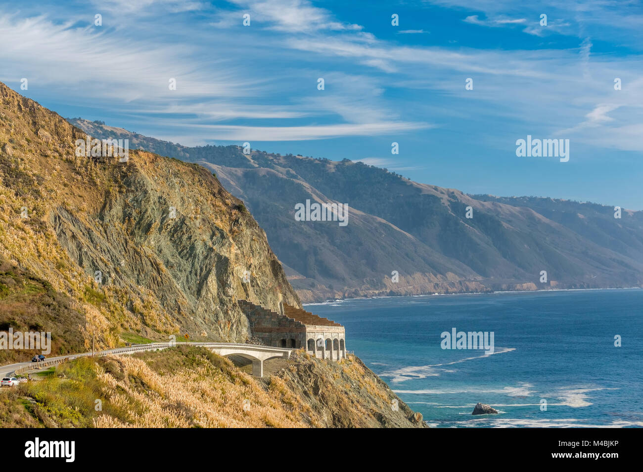 Highway 1 on the pacific coast, California, USA Stock Photo - Alamy