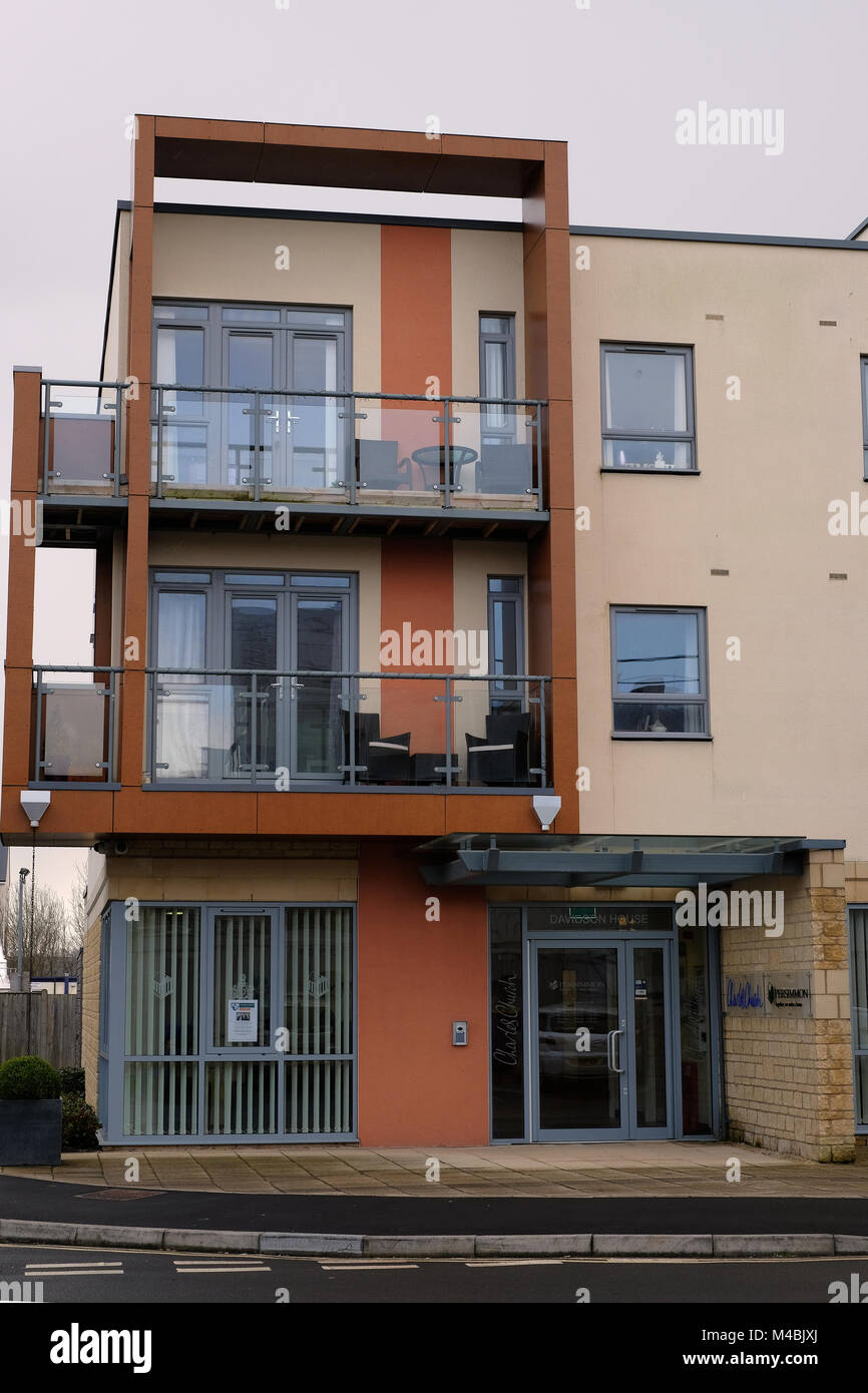 February 2018 Modern architect design angular housing in the Marina