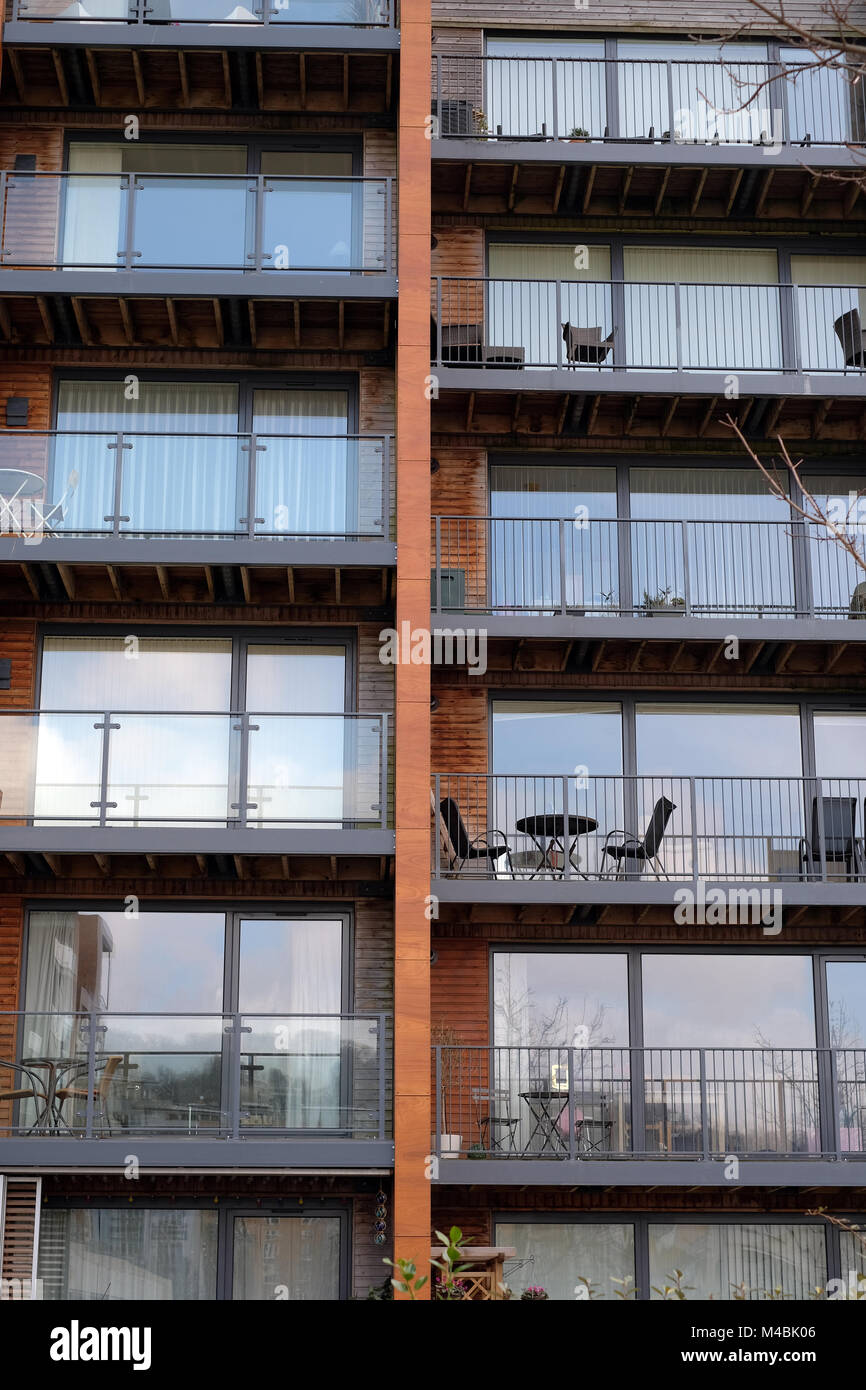 February 2018 Modern architect design angular housing in the Marina