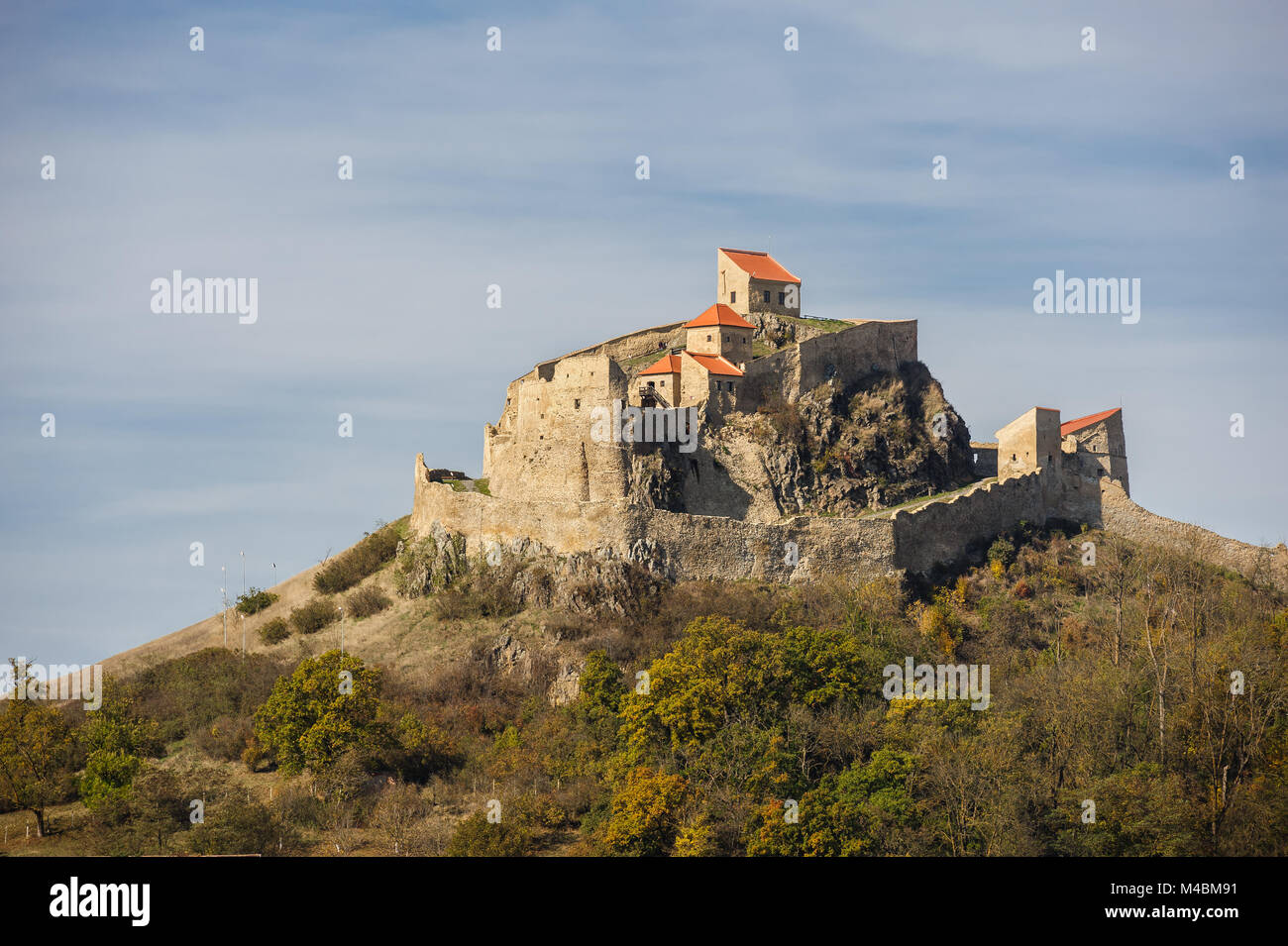 Medieval Rupea fortress in Romania Stock Photo