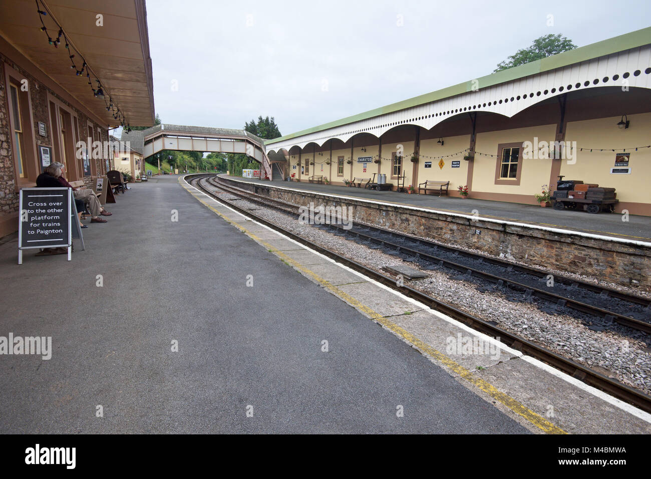 Churston Railway Station Stock Photo