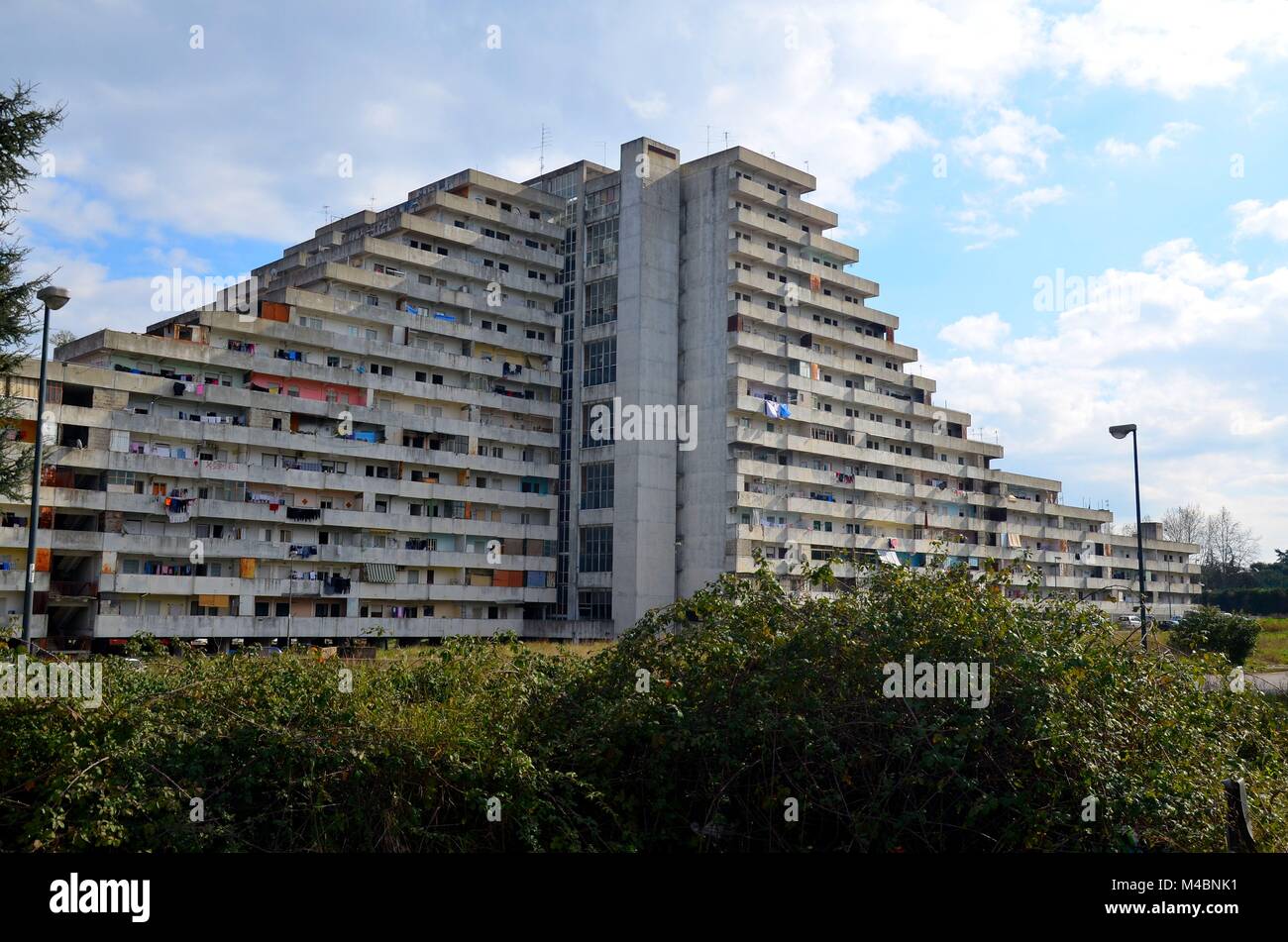Scampia, the Northern periphery of Naples (Italy), is known for its