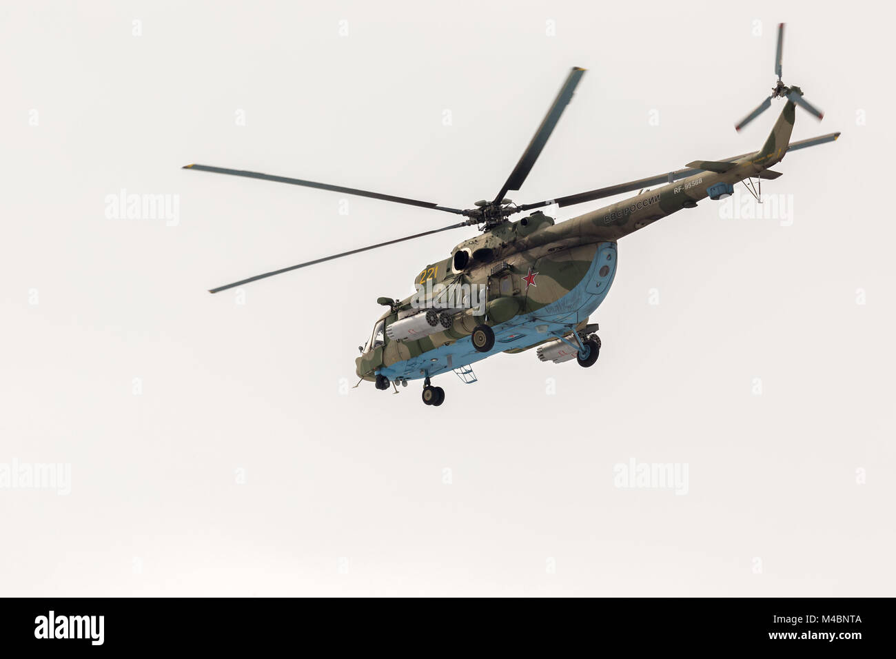 Mi-8 helicopter participant Airshow. NATO reporting name: Hip Stock Photo