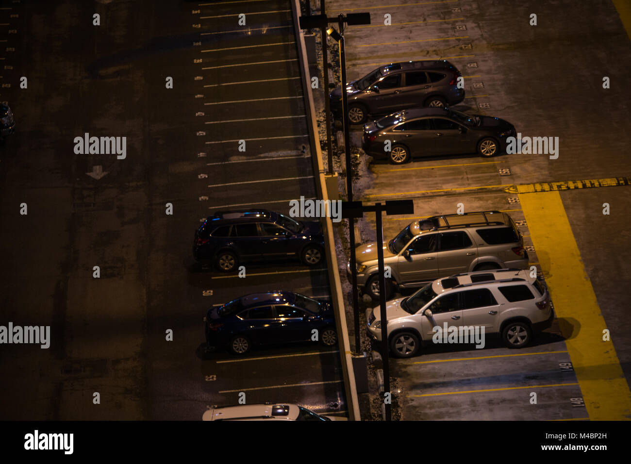 City street full cars night hi-res stock photography and images - Alamy