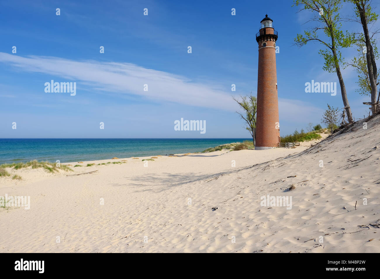 Little Sable Point Lighthouse in dunes, built in 1867 Stock Photo Alamy