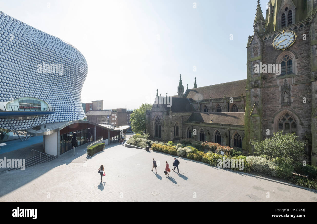 The Bullring Shopping Centre, home of the iconic Selfridges building. Birmingham, England. Stock Photo