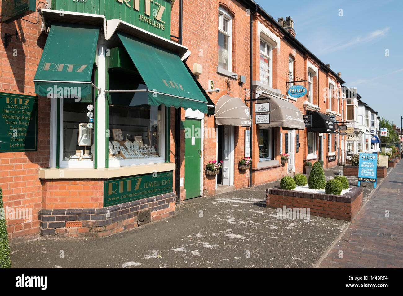 The Jewellery Quarter of Birmingham, England Stock Photo