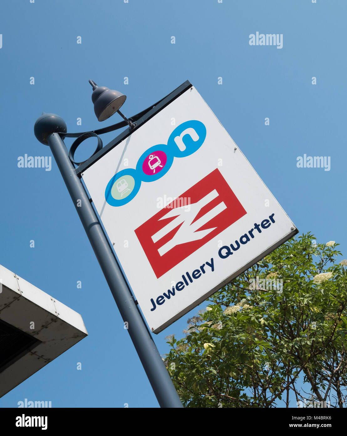 The Jewellery Quarter train and tram station, Birmingham, England Stock Photo