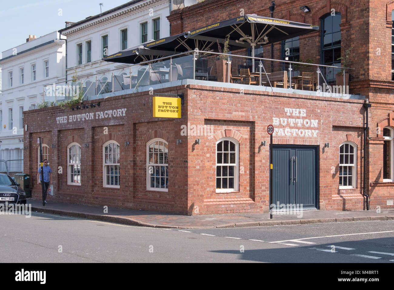 The Button Factory pub, The Jewellery Quarter of Birmingham, England Stock Photo