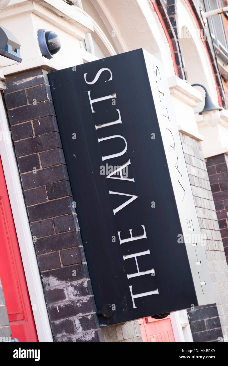 The Vaults pub, Newhall Place, The Jewellery Quarter of Birmingham, England Stock Photo