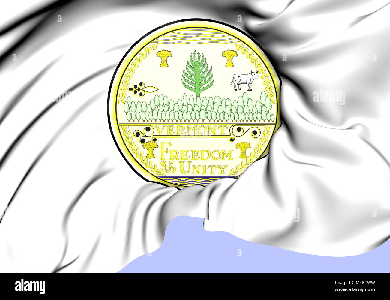 Freedom And Unity State Seal of Vermont, USA Stock Photo - Alamy