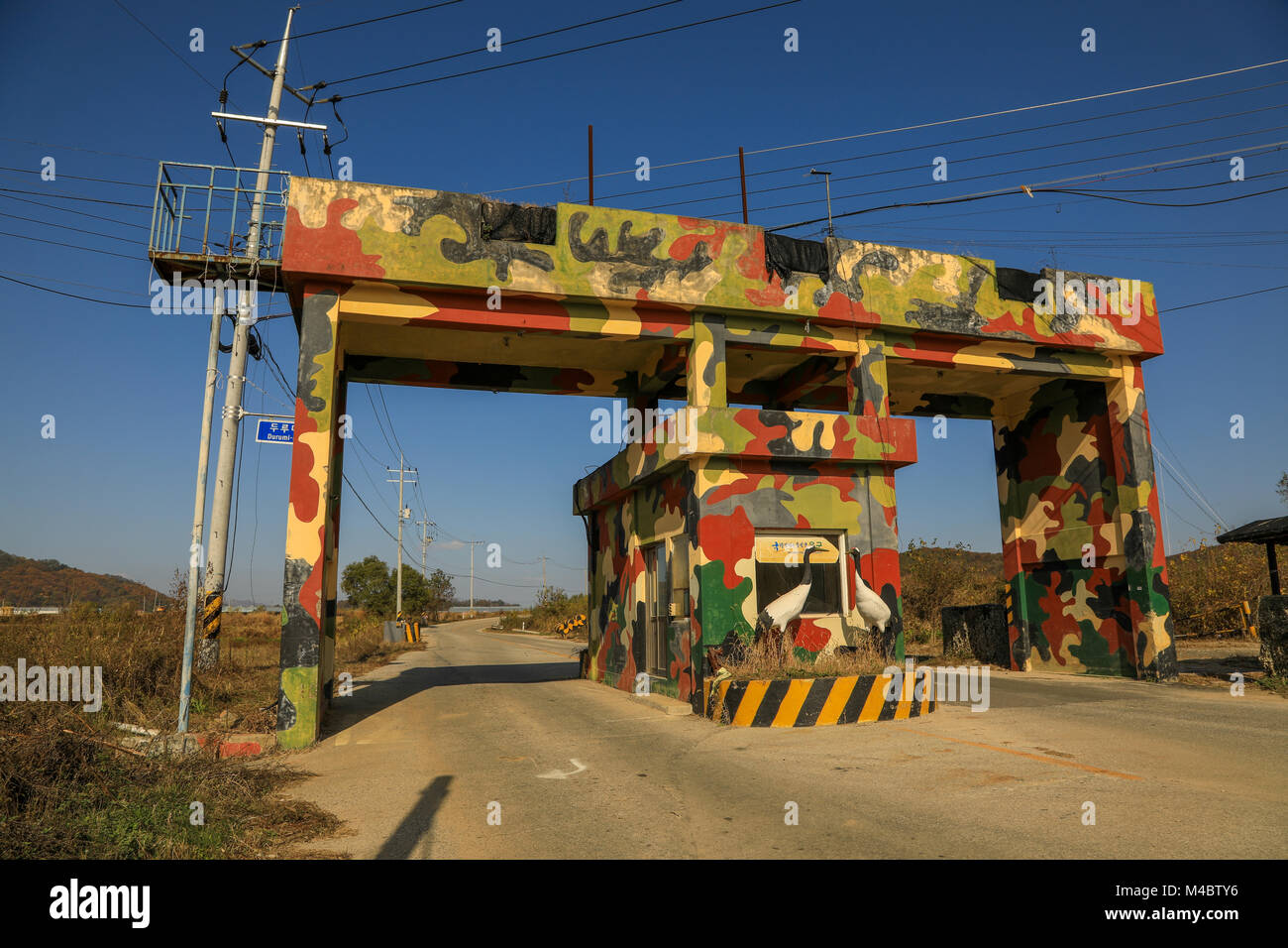 The Korean Demilitarized Zone or DMZ, separates North and South Korea