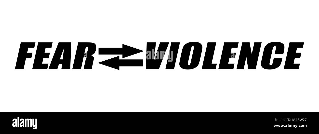 Fear and Violence Concept Stock Photo Alamy