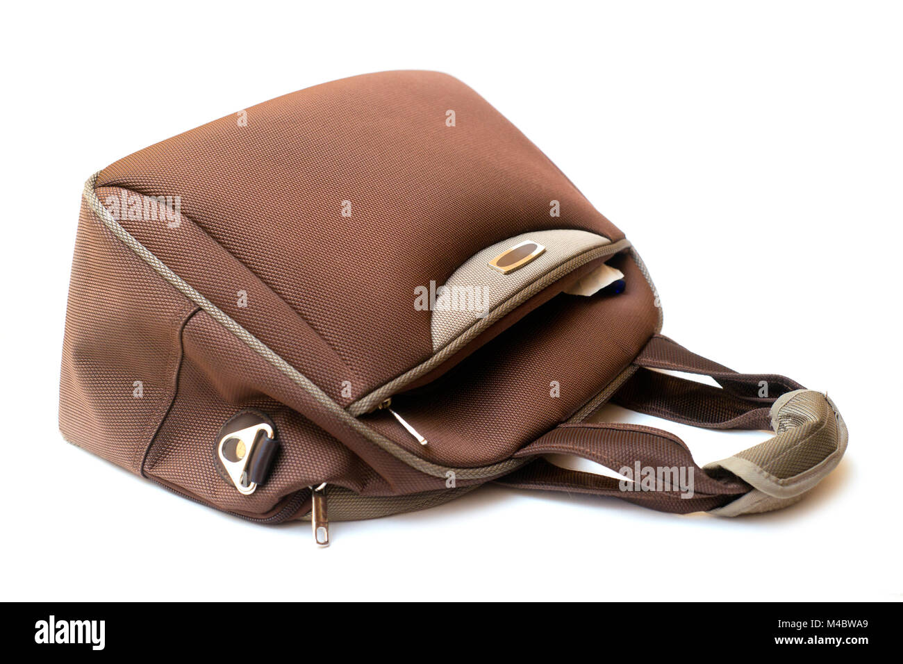 Woman's brown purse Stock Photo Alamy