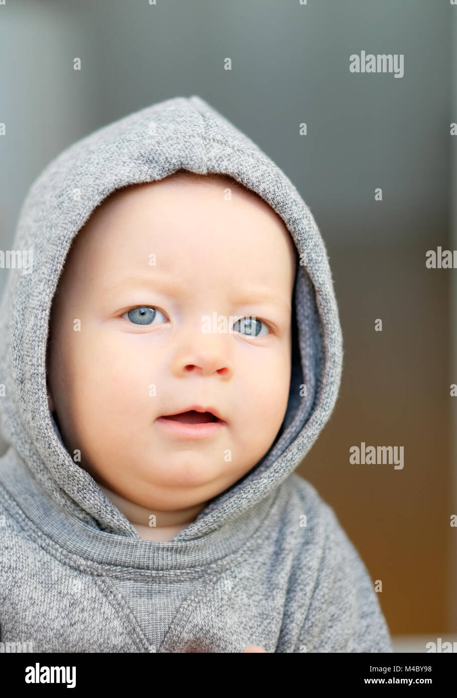 Baby boy with blue eyes Stock Photo Alamy