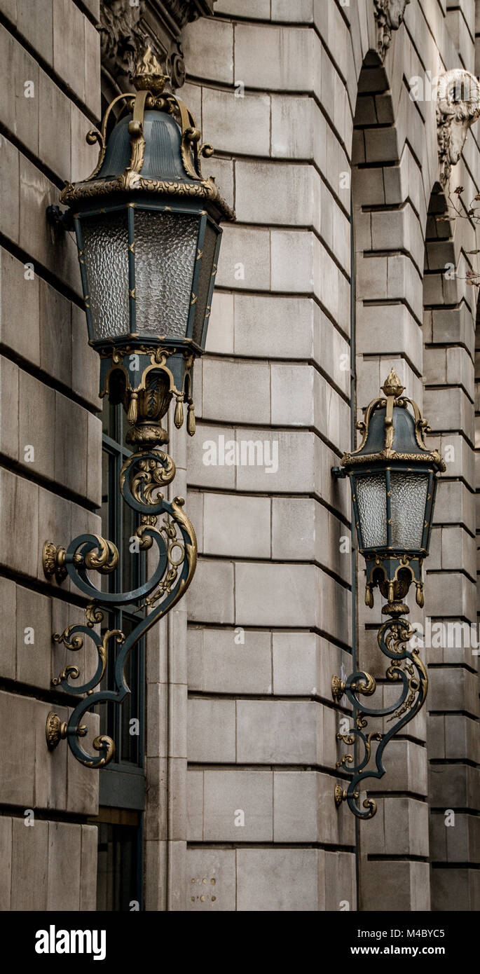 Old hanging lanterns hi-res stock photography and images - Alamy