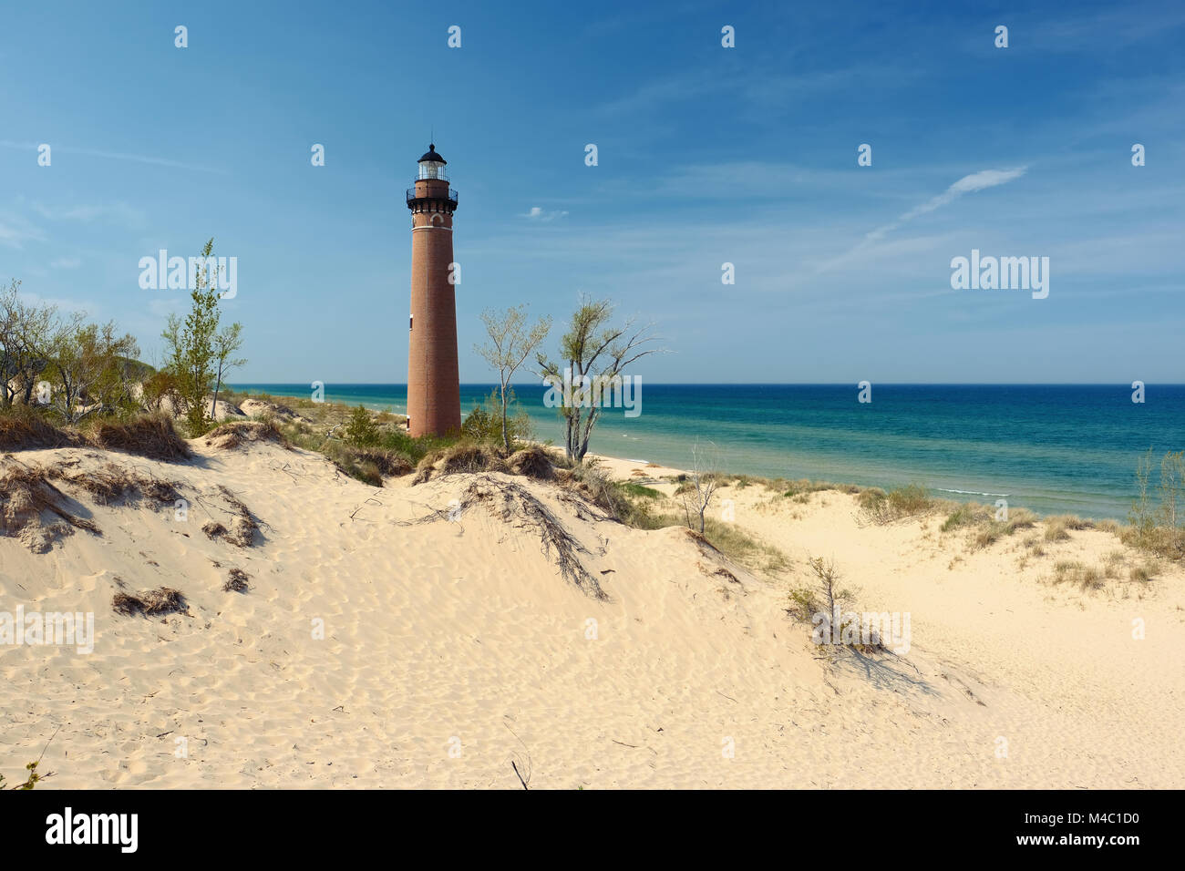 Little Sable Point Lighthouse in dunes, built in 1867 Stock Photo Alamy