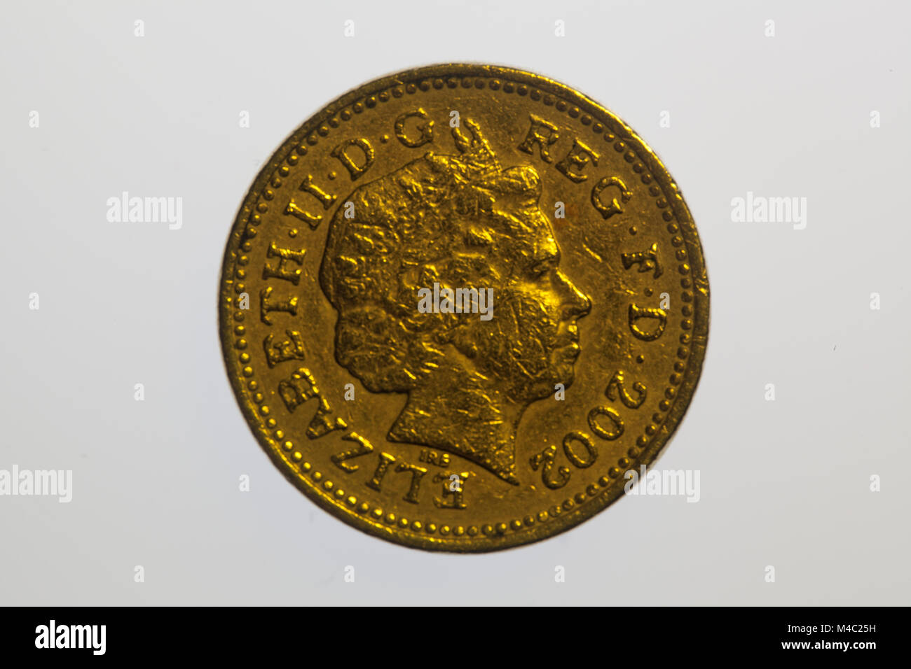 One pound coin Stock Photo - Alamy